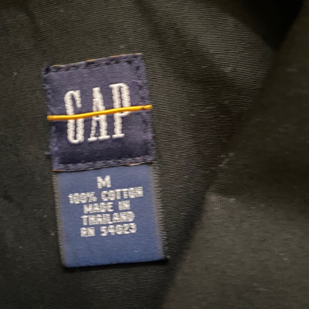 GAP VINTAGE BLACK MIDI TRENCH COAT - Picture 4 of 8